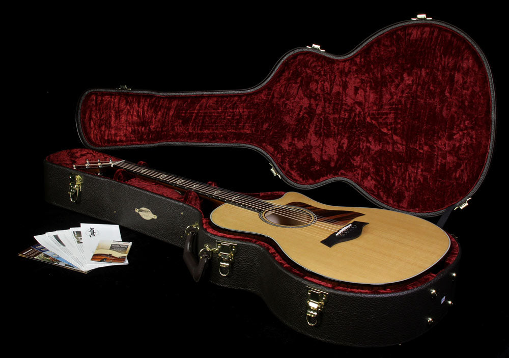Used Taylor 614ce Acoustic Guitar Brown Sugar Stain — 6