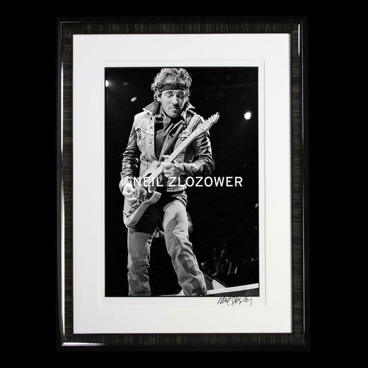 Bruce Springsteen Custom Framed Photo By Neil Zlozower 20 x 24 1985