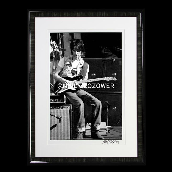 Jeff Beck Custom Framed Photo By Neil Zlozower 20 x 24 1983