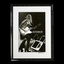 Johnny Winter Custom Framed Photo By Neil Zlozower 20 x 24 1973