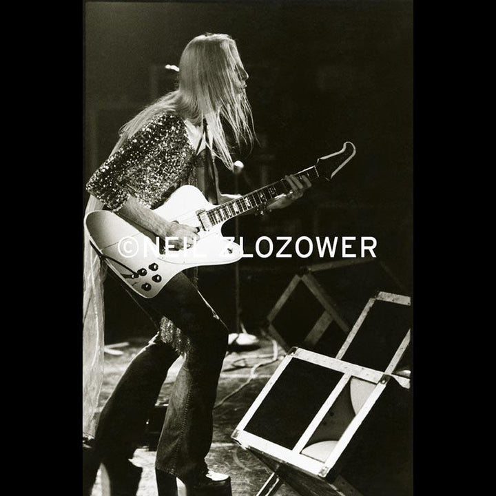 Johnny Winter Photo By Neil Zlozower 16 x 20 1973