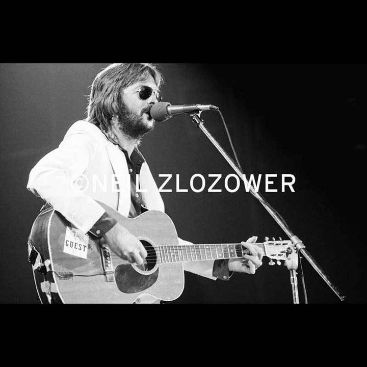 Eric Clapton Acoustic Photo By Neil Zlozower 16 x 20 1976