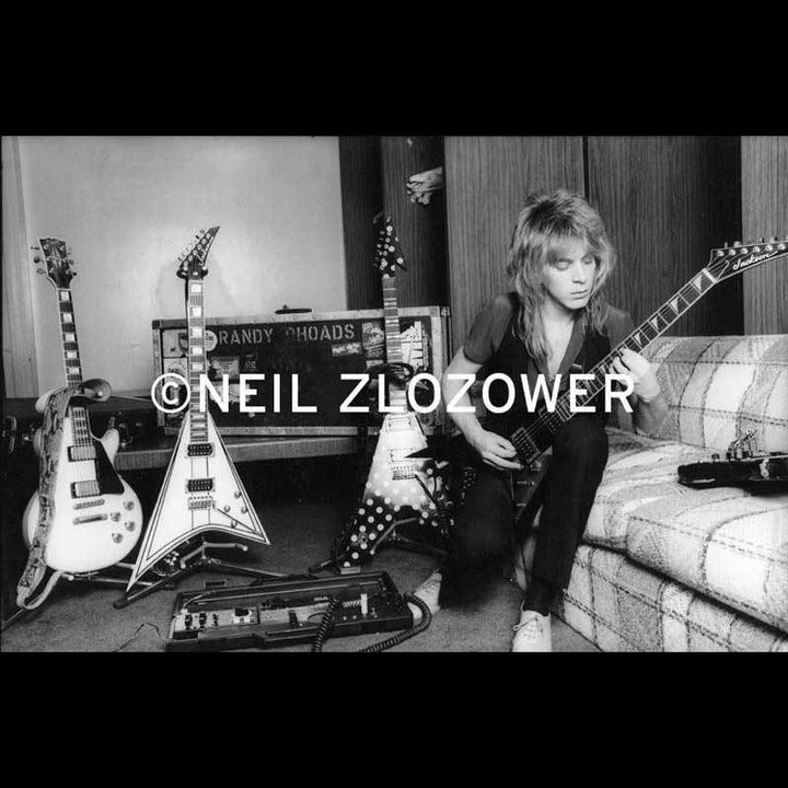 Randy Rhoads Photo By Neil Zlozower 16 x 20 1981