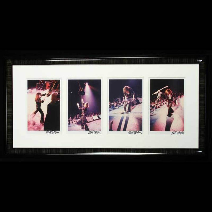 Richie Blackmore Custom Framed Photo Montage By Neil Zlozower Four 8 x 10s 1973
