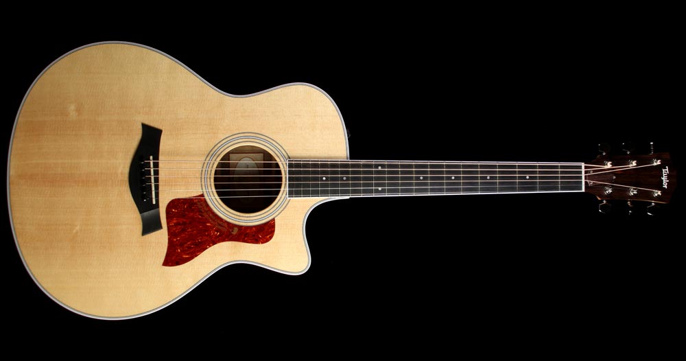 Used 2014 Taylor 416ce Grand Symphony Acoustic Guitar Natural — 2