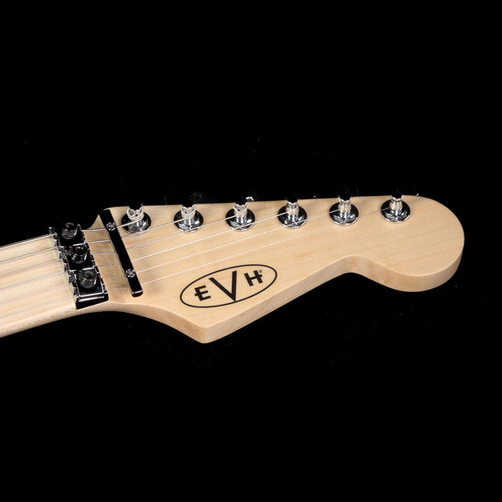 EVH Striped Series White with Black Stripes