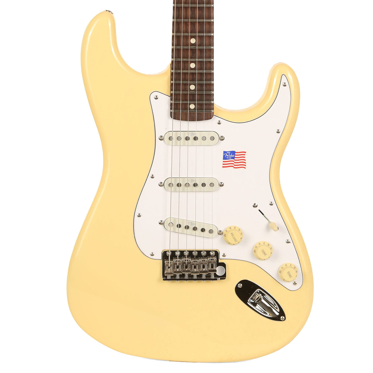 Fender Yngwie Malmsteen Signature Stratocaster Electric Guitar Vintage White — 1
