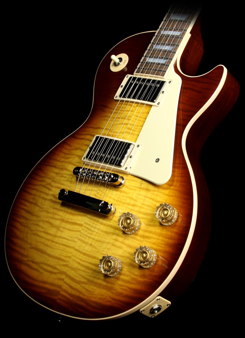 Used Gibson Les Paul Traditional Electric Guitar Tobacco Sunburst — 1