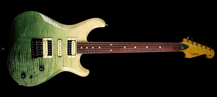 Used Knaggs Chesapeake Severn T3 Electric Guitar Faded Green