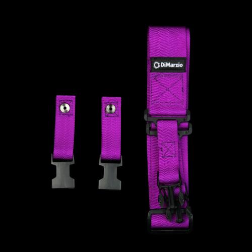 DiMarzio Cliplock Guitar Strap (Purple)