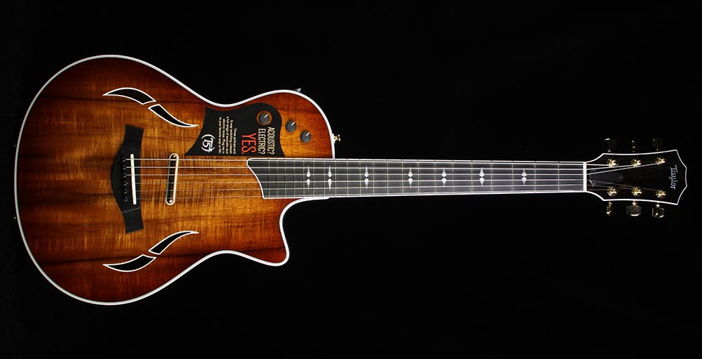 Used Taylor T5z Custom Electric Guitar Shaded Edgeburst — 2
