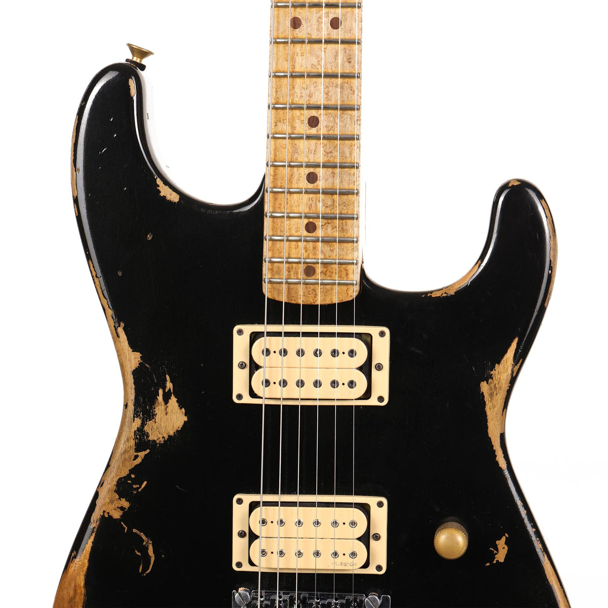 Charvel Custom Shop San Dimas Guitar Nitro Aged Black 2019 — 6