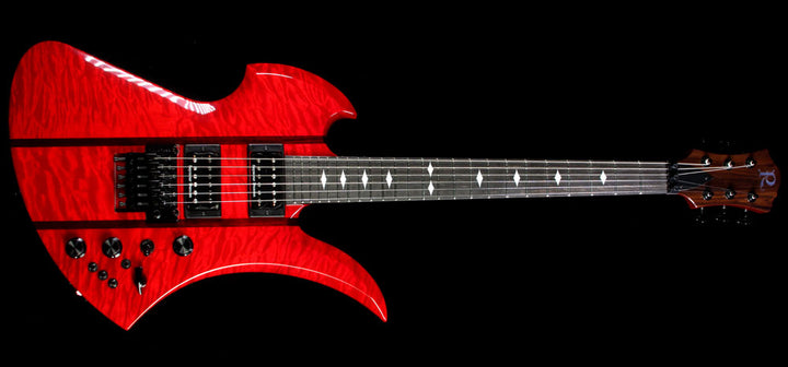 B.C. Rich USA Handcrafted Mockingbird SL Electric Guitar Transparent Red