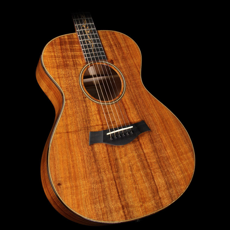 Used 2015 Taylor K22e AA Koa Top Grand Concert Acoustic Guitar Natural — 1