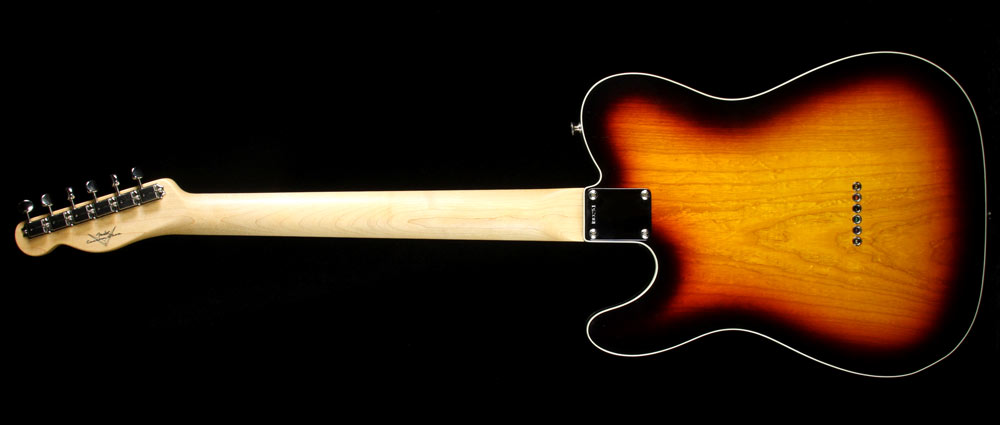 Fender Custom Shop '60 Esquire NOS Electric Guitar 3-Tone Sunburst — 3