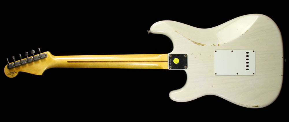Fender Custom Shop Time Machine 1957 Stratocaster Relic Electric Guitar Vintage White Blonde — 3
