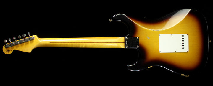 Fender Custom Shop Time Machine 1957 Stratocaster Relic Electric Guitar Vintage Two-Tone Sunburst