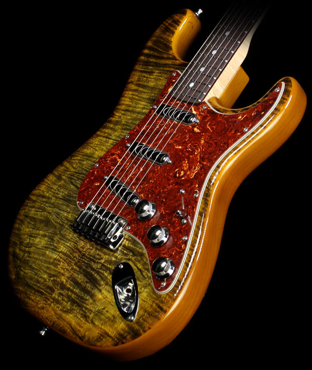 Fender Custom Shop Spalted Maple Top Artisan Stratocaster Electric Guitar Buckeye