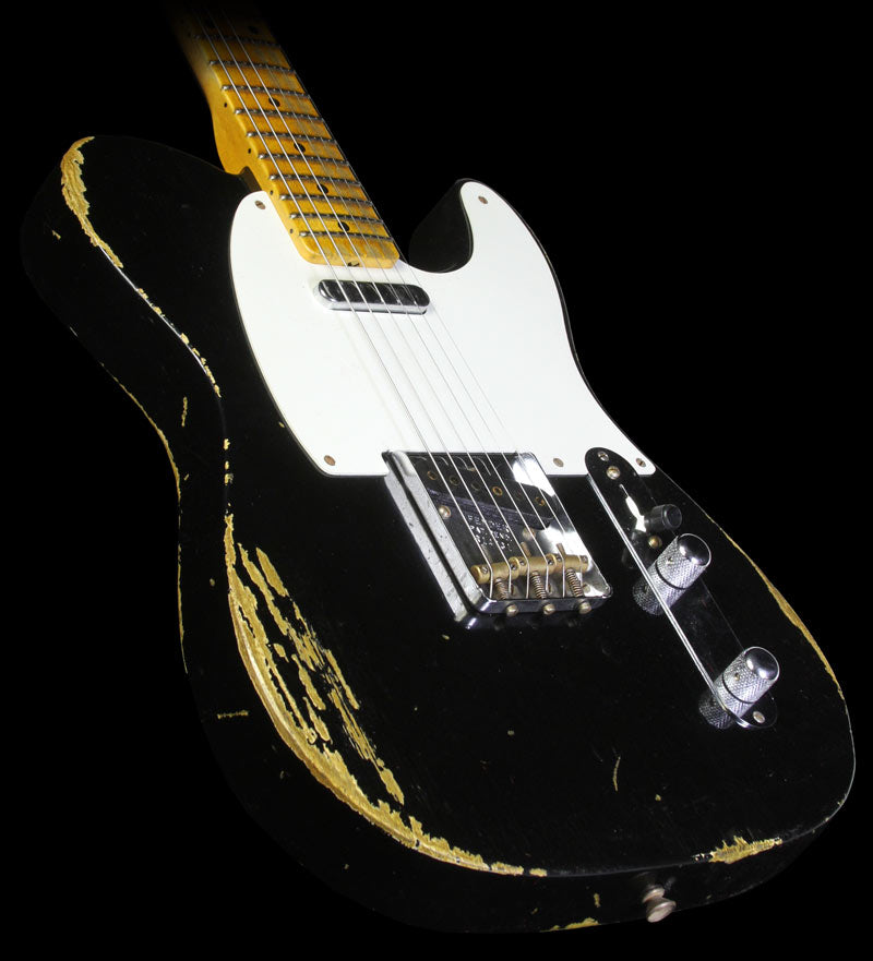 Fender Custom Shop Time Machine 1952 Telecaster Relic Electric Guitar Black — 1