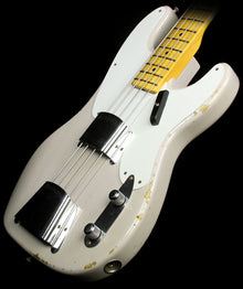 Used Fender Custom Shop Limited Edition Relic 1955 Precision Bass Electric Bass Guitar Dirty White Blonde
