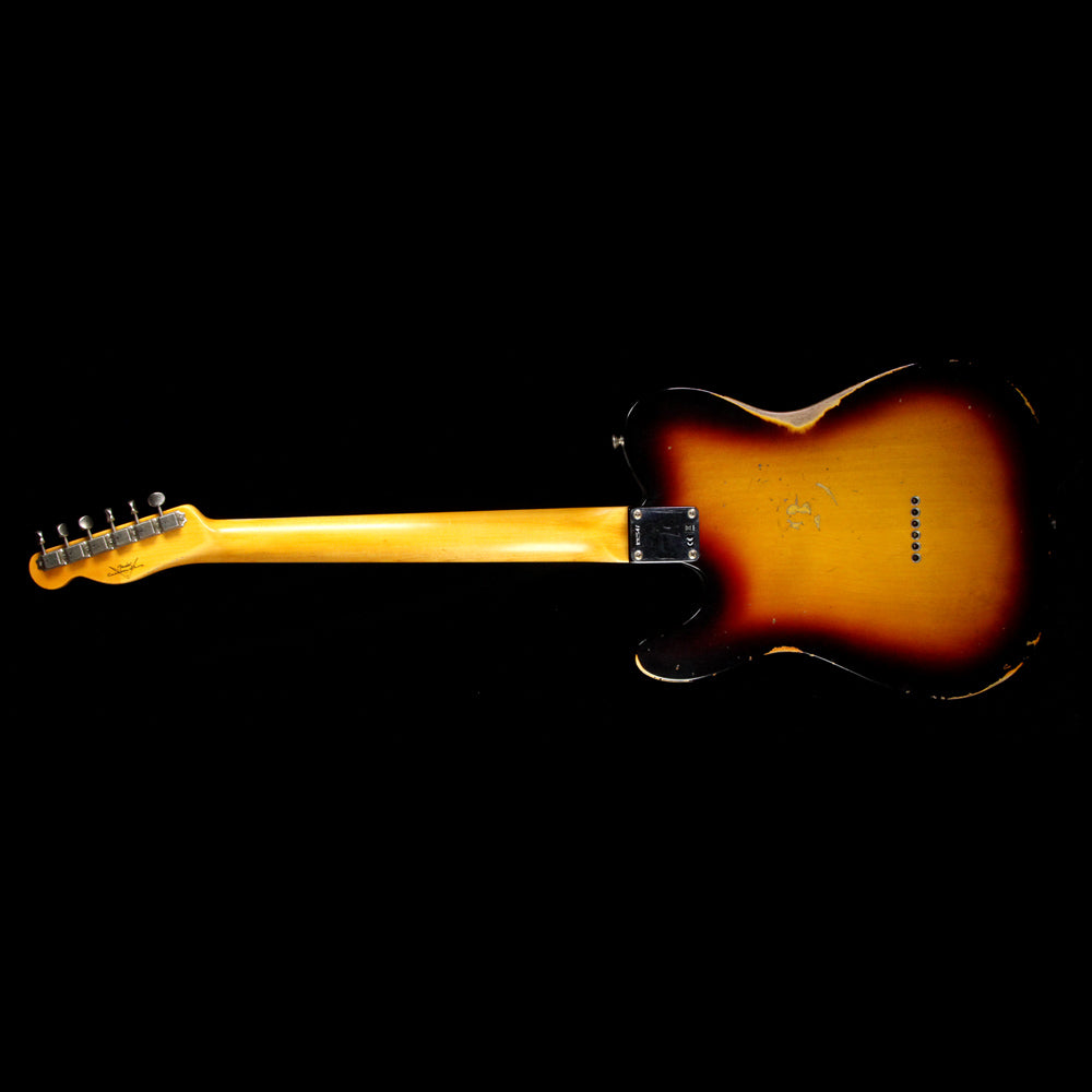 Fender Custom Shop Time Machine 1963 Telecaster Relic Electric Guitar Three-Tone Sunburst — 3