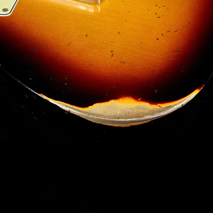 Fender Custom Shop Time Machine 1963 Telecaster Relic Electric Guitar Three-Tone Sunburst