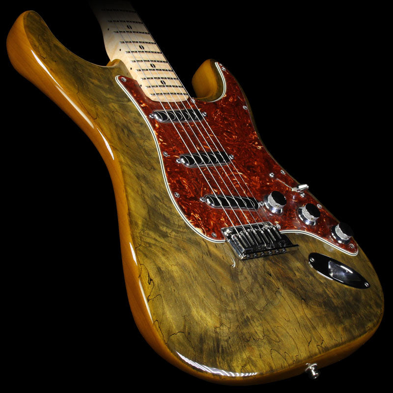 Fender Custom Shop Spalted Maple Top Artisan Stratocaster Electric Guitar Buckeye — 1