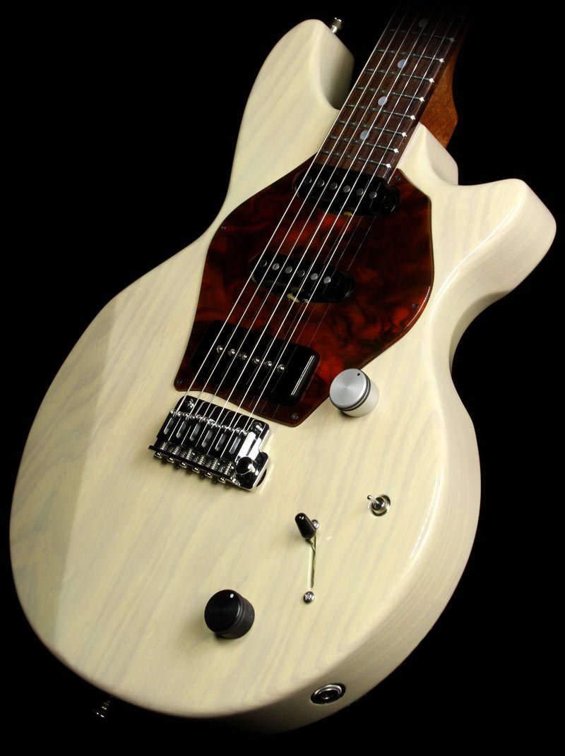 McInturff Spitfire Electric Guitar Off White Mary Kaye Finish — 1