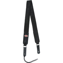 EVH Leather and Nylon Guitar Strap 42 Inch Black