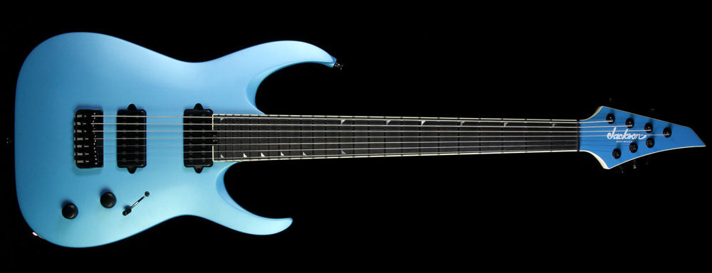 Jackson Misha Mansoor Signature Juggernaut HT7 Electric Guitar Matte Blue Frost — 2