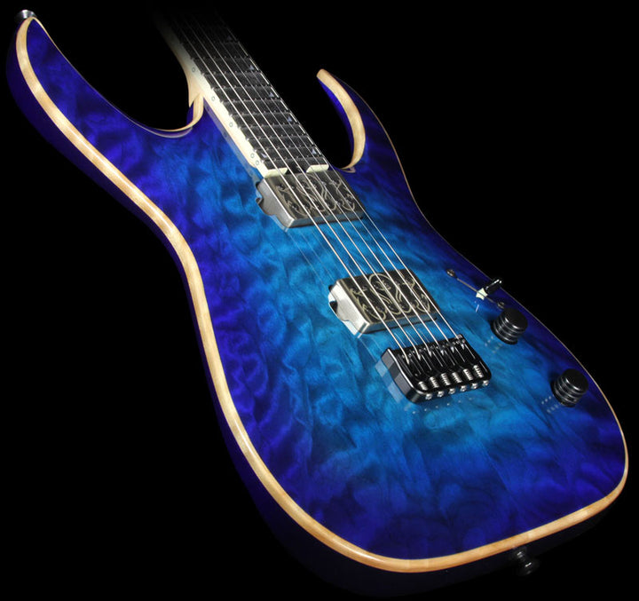 Used 2015 Jackson Misha Mansoor Juggernaut BULB HT6 Quilt Top Electric Guitar Laguna Burst