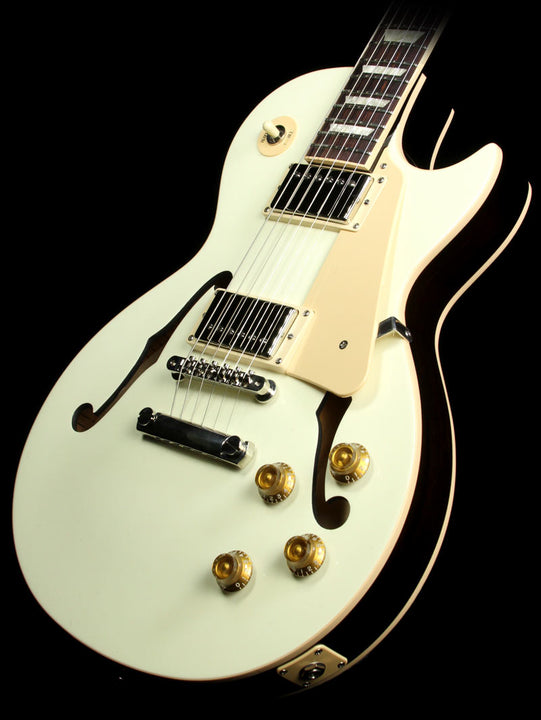 Used Gibson Memphis ES-Les Paul Electric Guitar Whitetop