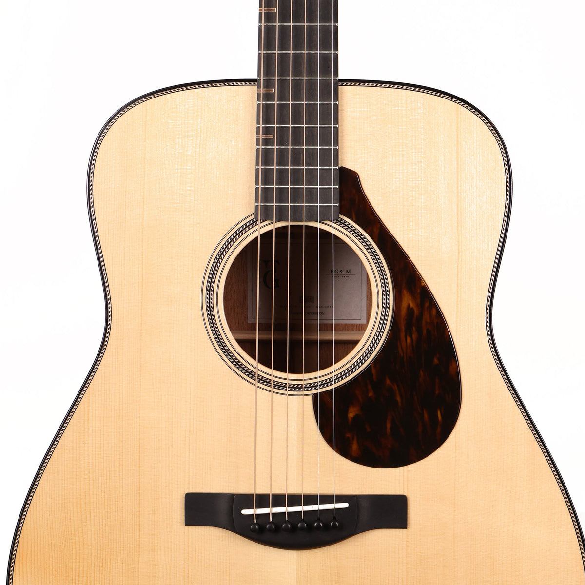 Yamaha FG9 M Acoustic Guitar Natural 2023 — 6