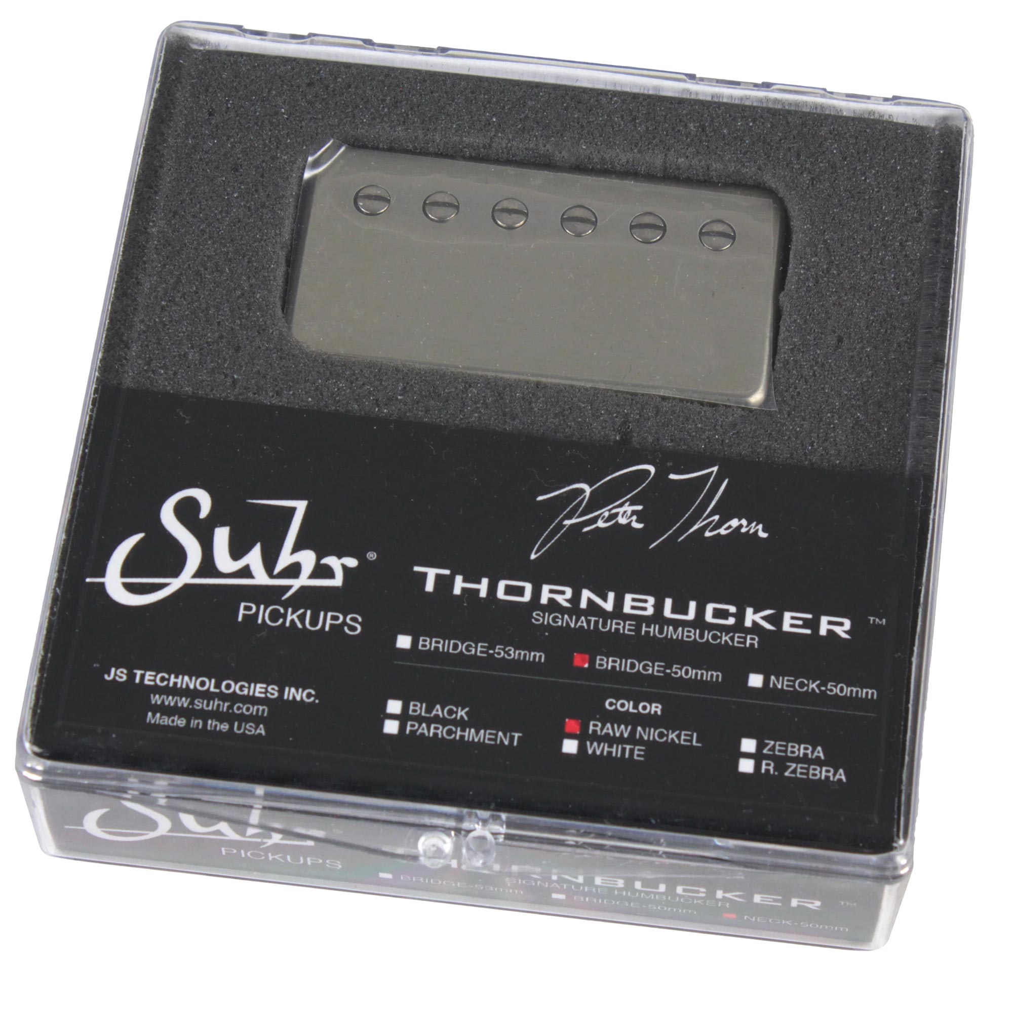Suhr Thornbucker Bridge Humbucker Electric Guitar Pickup Raw 