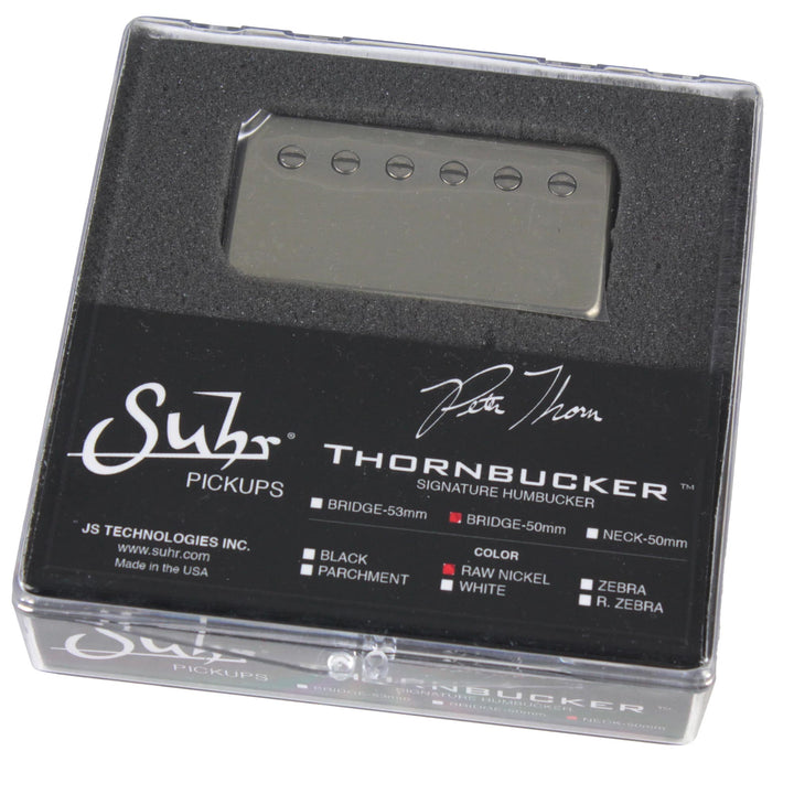 Suhr Thornbucker Bridge Humbucker Electric Guitar Pickup Raw Nickel 53mm