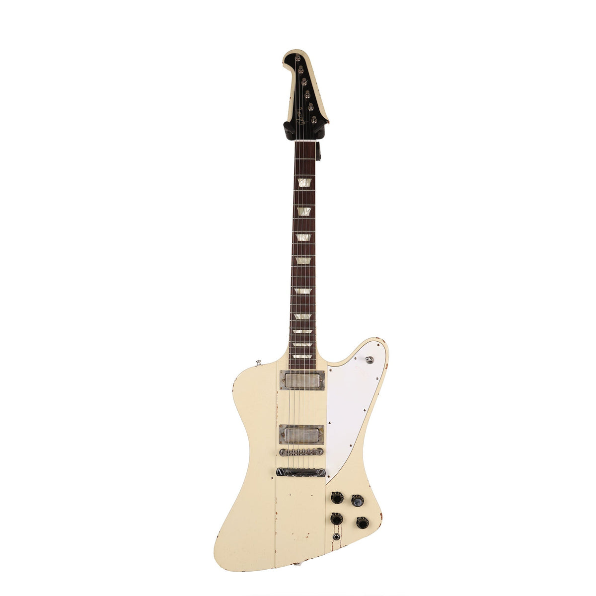 Gibson Custom Shop Johnny Winter 1964 Firebird V Murphy Lab Aged Polaris White 2021 — 2