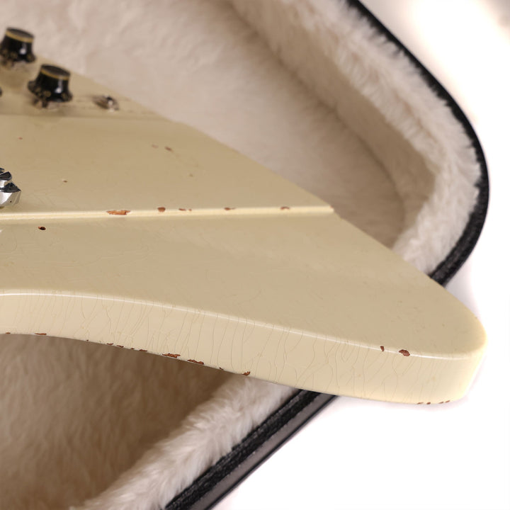 Gibson Custom Shop Johnny Winter 1964 Firebird V Murphy Lab Aged Polaris White 2021