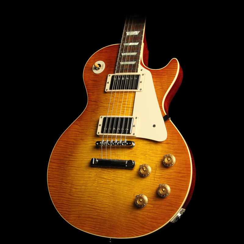 Gibson Custom Shop Standard Historic '59 Les Paul Gloss Electric Guitar Sunrise Teaburst — 1