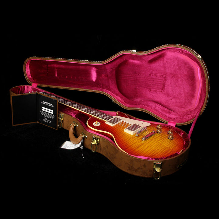 Used 2016 Gibson Custom Shop Standard Historic 1959 Les Paul Reissue Electric Guitar Washed Cherry