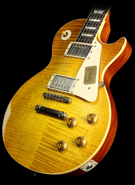 Gibson Custom Shop '59 Reissue Les Paul Reissue Heavy Aged Electric Guitar Lemonburst