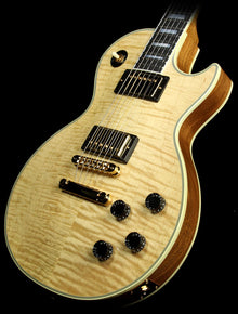 Used Gibson Custom Shop Les Paul Custom Figured Electric Guitar Natural