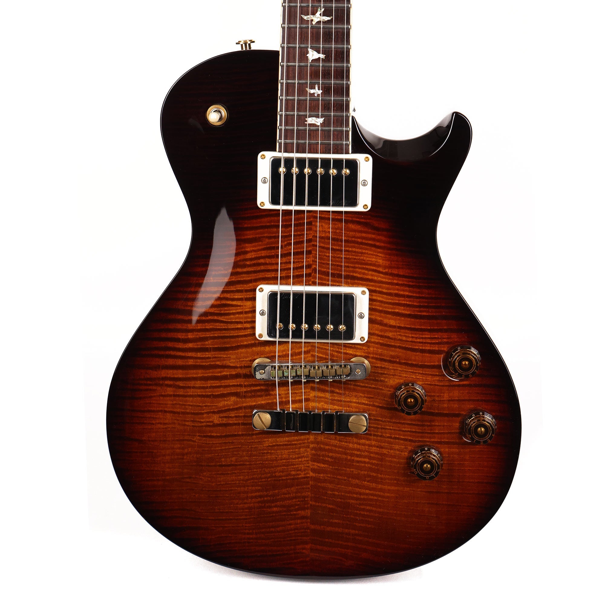 PRS McCarty 594 Singlecut Black Amber 10-Top 2018 | The Music Zoo