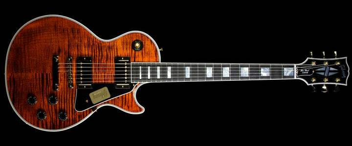 Gibson Custom Shop Les Paul Custom Figured Electric Guitar Siberian Tiger
