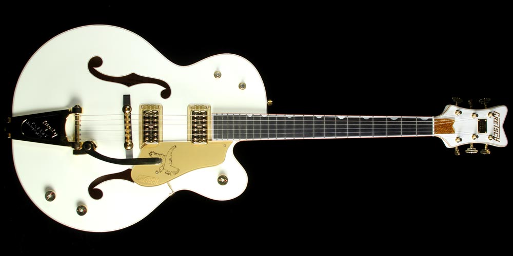 Used 2012 Gretsch G6136T White Falcon with Bigsby Electric Guitar White — 2