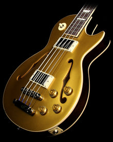 Used 2015 Gibson Memphis ES-Les Paul Bass Electric Bass Guitar Goldtop