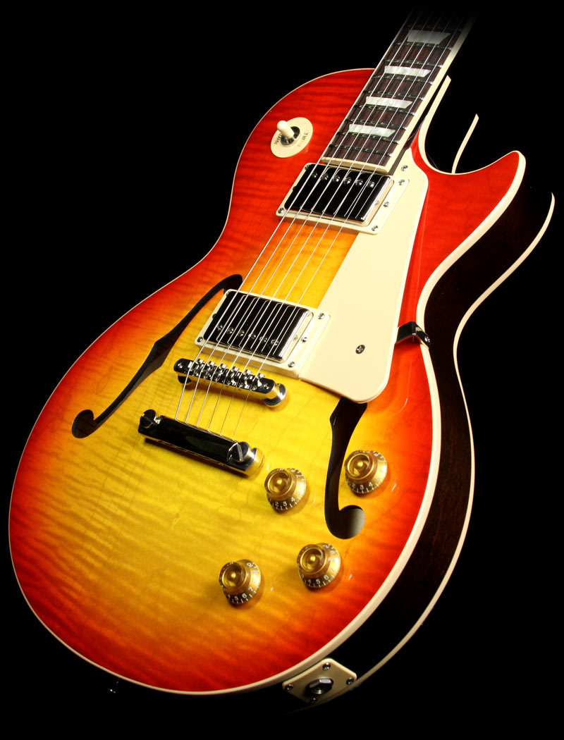 Used Gibson Memphis ES-Les Paul Electric Guitar Heritage Cherry Sunburst — 1