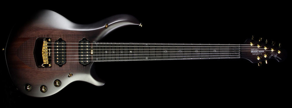 Ernie Ball Music Man John Petrucci Artisan Majesty 7 Seven-String Electric Guitar Nero Black — 2