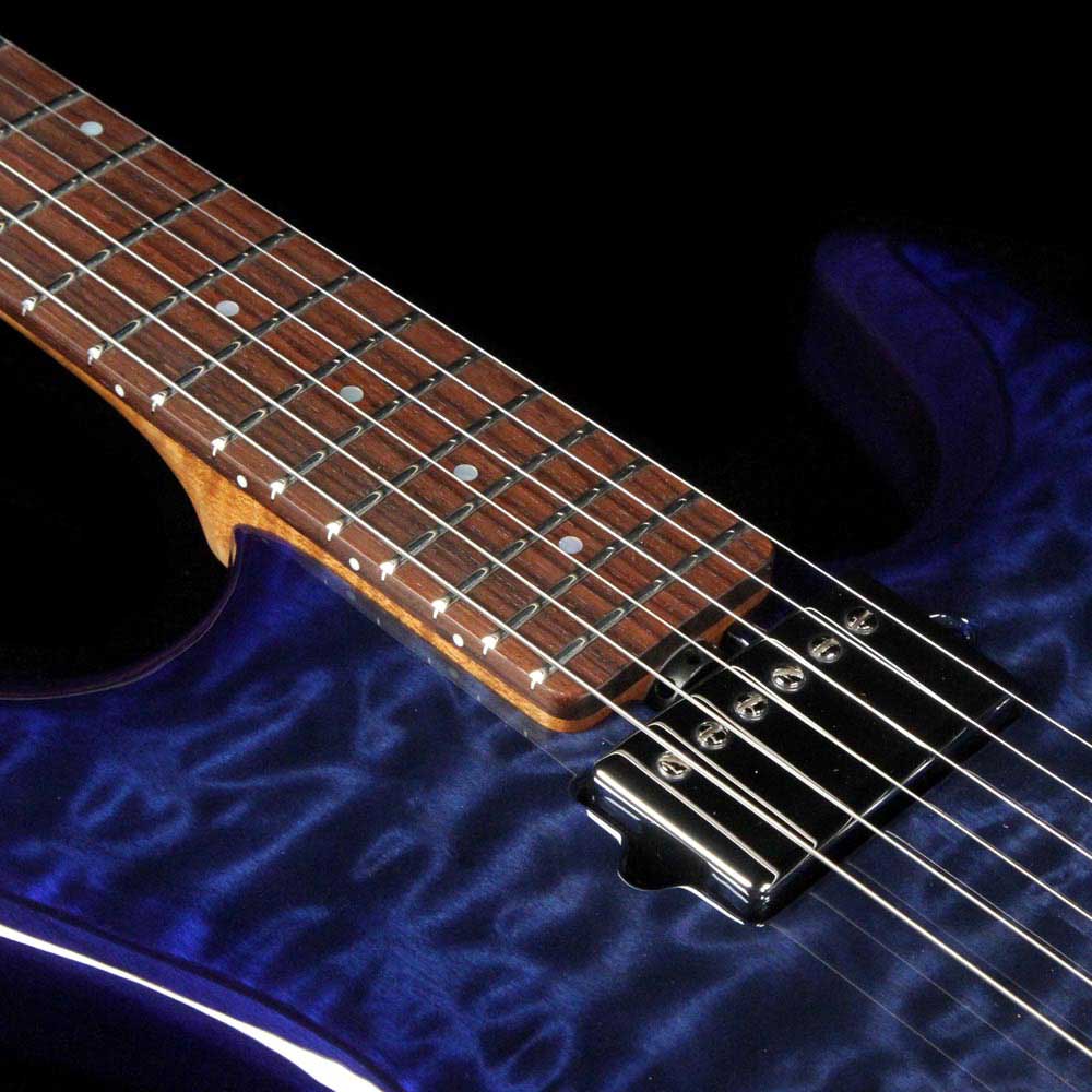 Ernie Ball Music Man Luke III Ball Family Reserve Blueberry Burst — 5