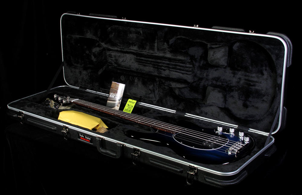Ernie Ball Music Man Stingray Neck-Through Electric Bass Pacific Blue Burst — 6