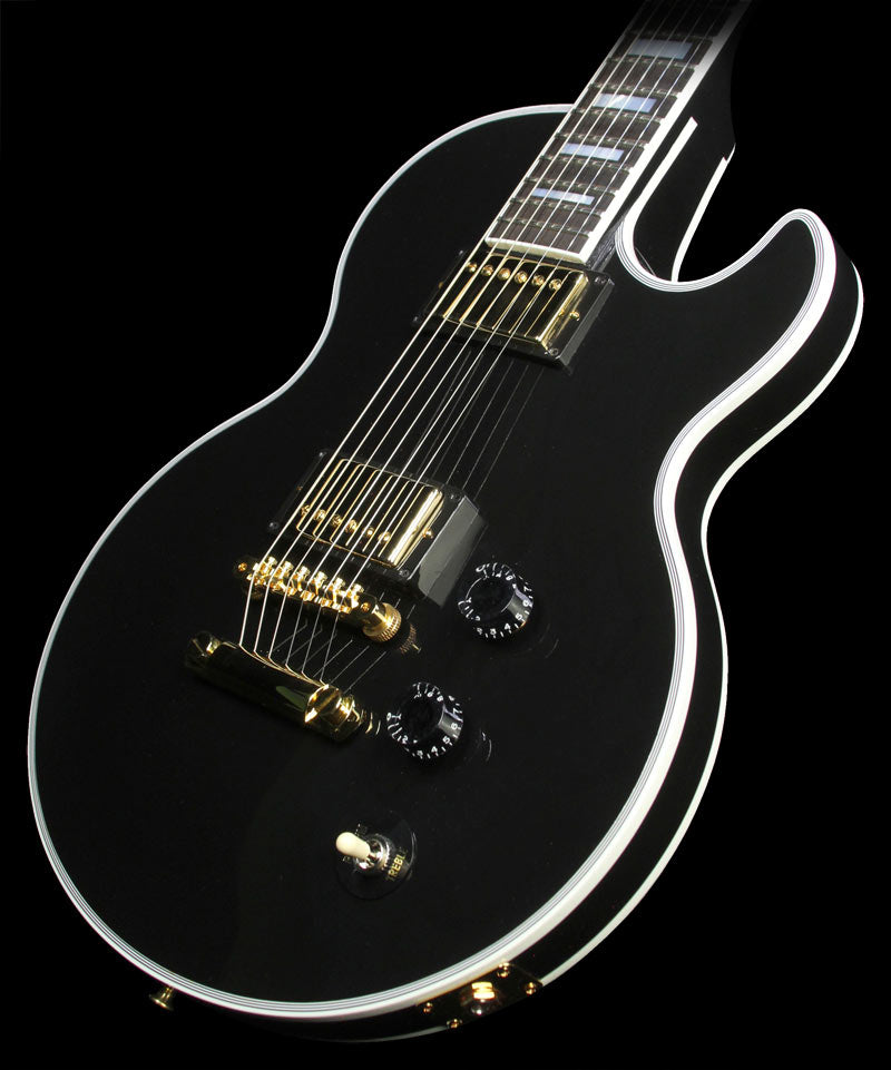 Used Gibson Custom Shop Limited Edition Signed Ronnie Wood Signature L5S Electric Guitar Lamp Black Gloss — 1